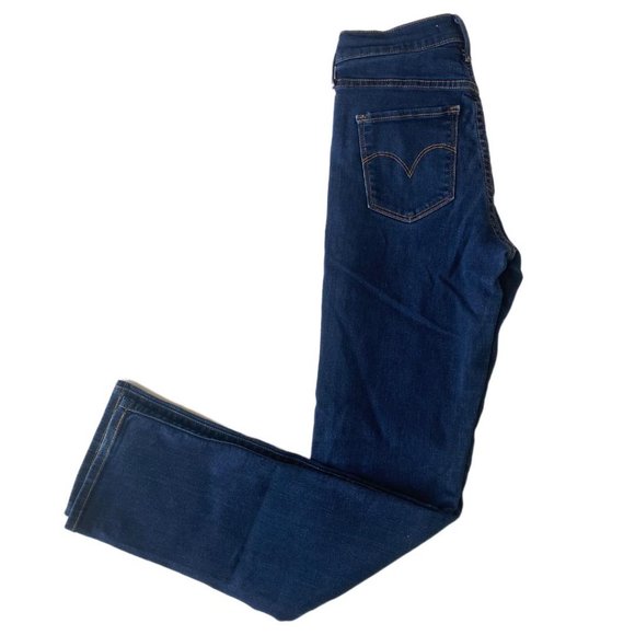 LEVI'S 314 shaping straight 28 womens blue DENIM JEANS EXCELLENT CONDITION ♡ - Picture 4 of 5